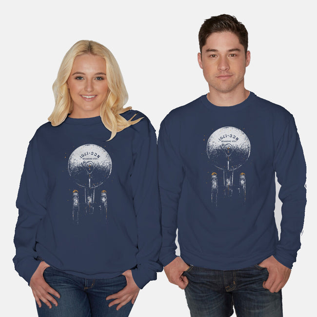 Boldly Go Starship-Unisex-Crew Neck-Sweatshirt-xMorfina