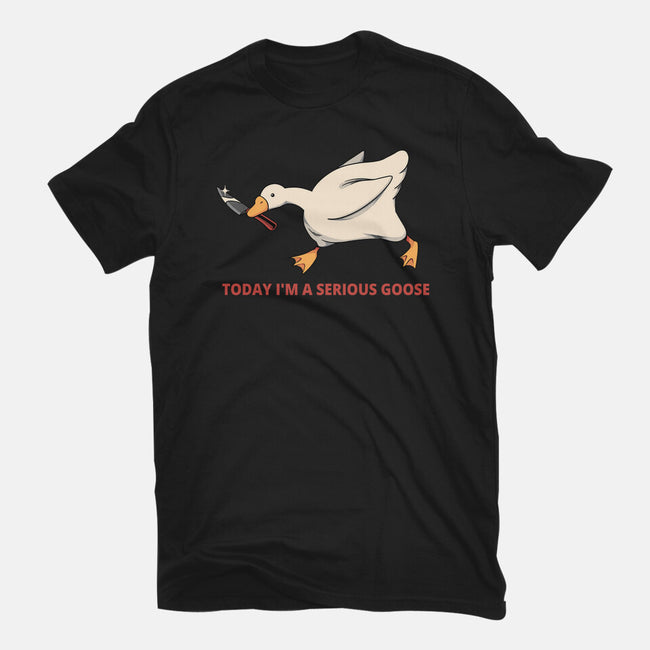Serious Goose Violence-Unisex-Basic-Tee-tobefonseca