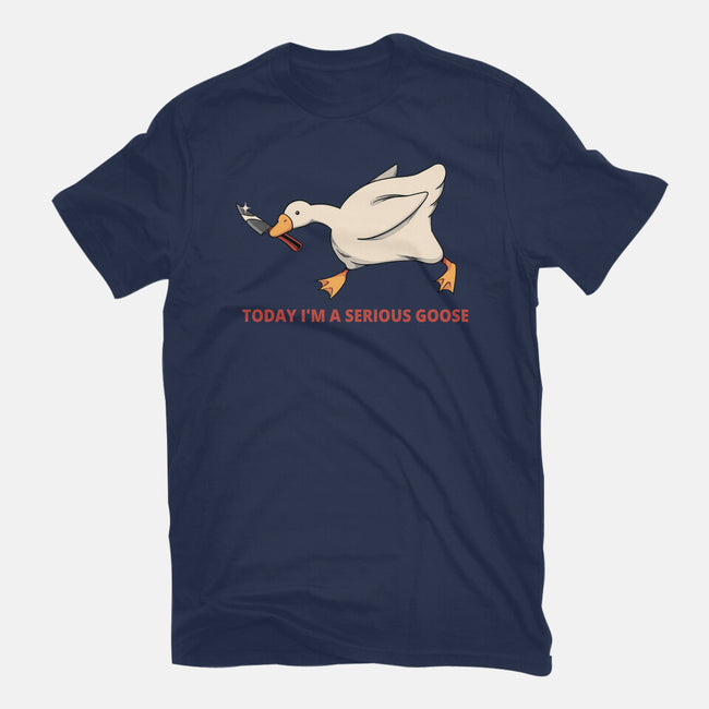 Serious Goose Violence-Womens-Basic-Tee-tobefonseca
