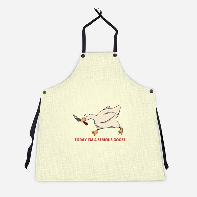 Serious Goose Violence-Unisex-Kitchen-Apron-tobefonseca