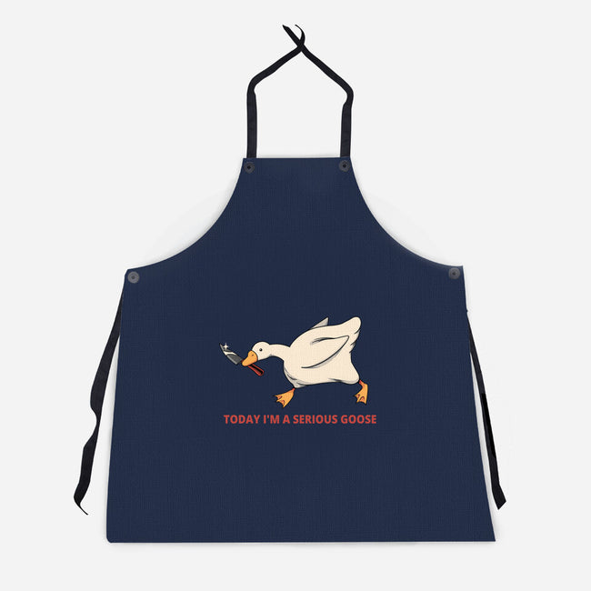 Serious Goose Violence-Unisex-Kitchen-Apron-tobefonseca