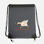 Serious Goose Violence-None-Drawstring-Bag-tobefonseca