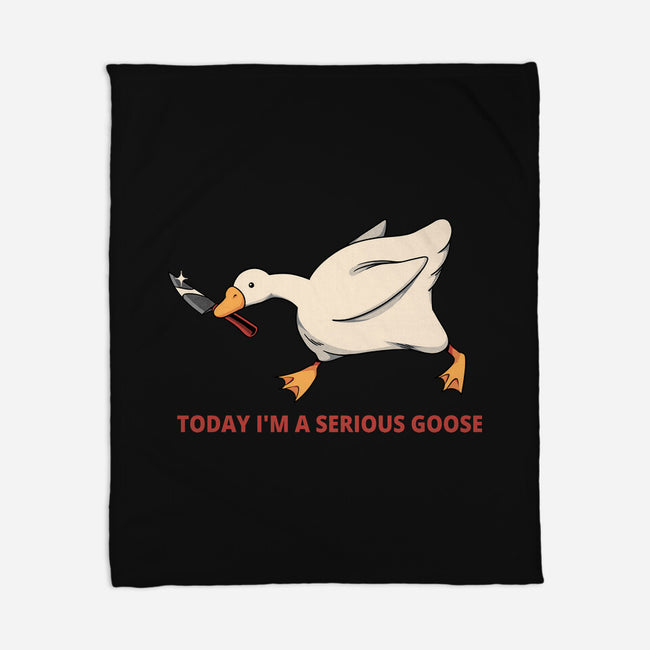 Serious Goose Violence-None-Fleece-Blanket-tobefonseca