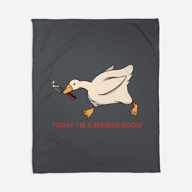 Serious Goose Violence-None-Fleece-Blanket-tobefonseca