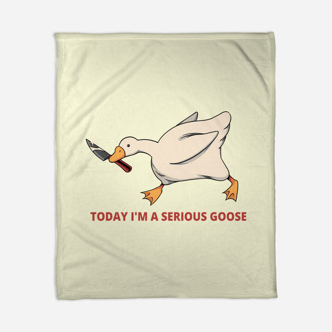 Serious Goose Violence-None-Fleece-Blanket-tobefonseca