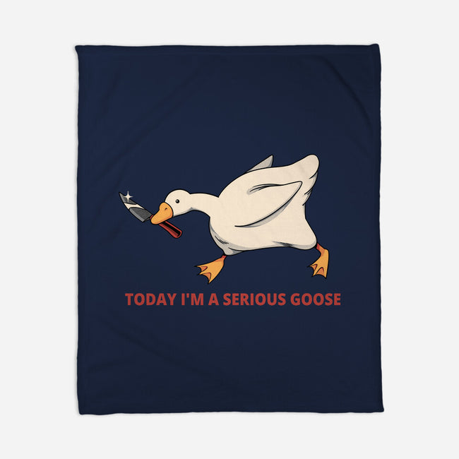 Serious Goose Violence-None-Fleece-Blanket-tobefonseca