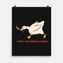 Serious Goose Violence-None-Matte-Poster-tobefonseca