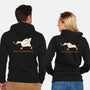 Serious Goose Violence-Unisex-Zip-Up-Sweatshirt-tobefonseca
