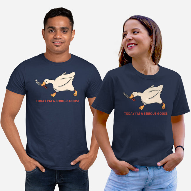 Serious Goose Violence-Unisex-Basic-Tee-tobefonseca
