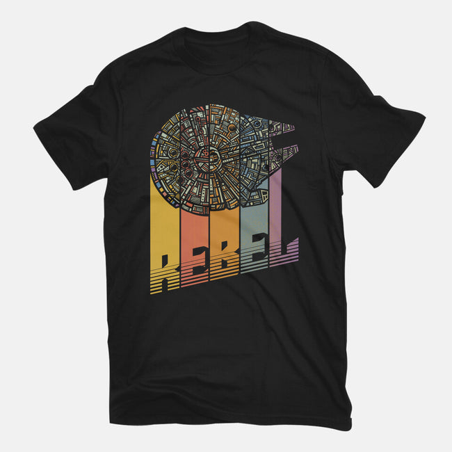 Rainbow Falcon-Mens-Heavyweight-Tee-kg07
