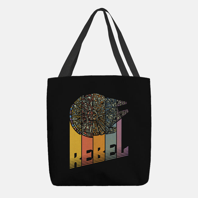 Rainbow Falcon-None-Basic Tote-Bag-kg07