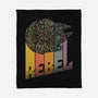 Rainbow Falcon-None-Fleece-Blanket-kg07