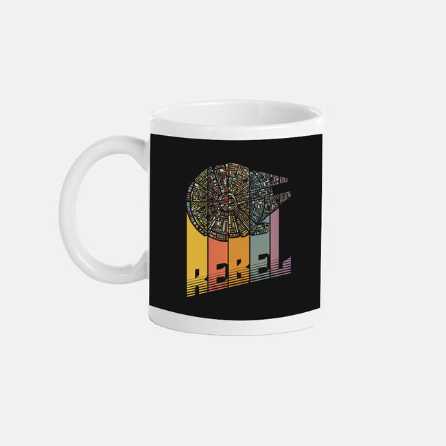 Rainbow Falcon-None-Mug-Drinkware-kg07