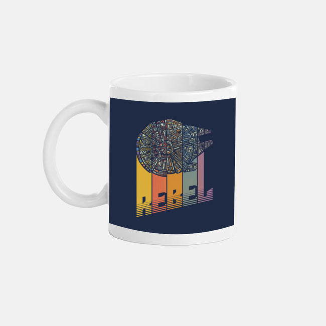 Rainbow Falcon-None-Mug-Drinkware-kg07