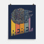 Rainbow Falcon-None-Matte-Poster-kg07