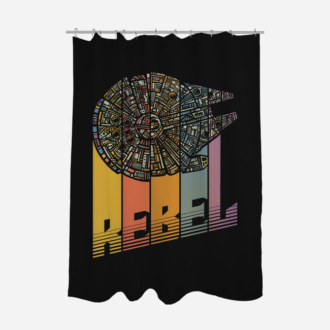 Rainbow Falcon-None-Polyester-Shower Curtain-kg07
