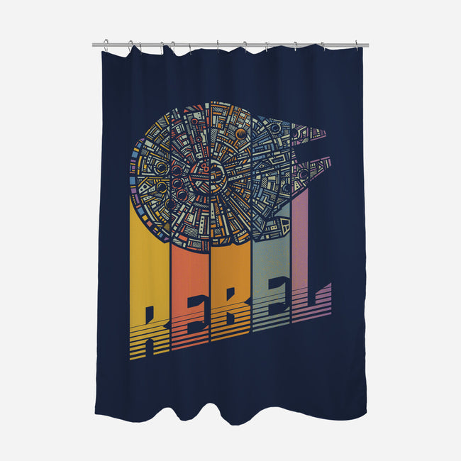 Rainbow Falcon-None-Polyester-Shower Curtain-kg07