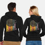 Rainbow Falcon-Unisex-Zip-Up-Sweatshirt-kg07