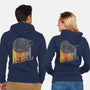 Rainbow Falcon-Unisex-Zip-Up-Sweatshirt-kg07