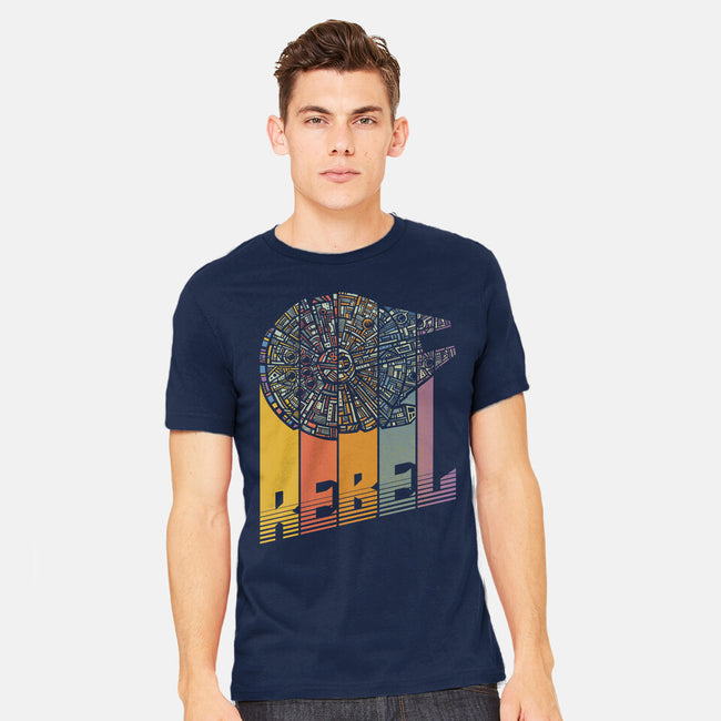 Rainbow Falcon-Mens-Heavyweight-Tee-kg07
