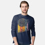 Rainbow Falcon-Mens-Long Sleeved-Tee-kg07