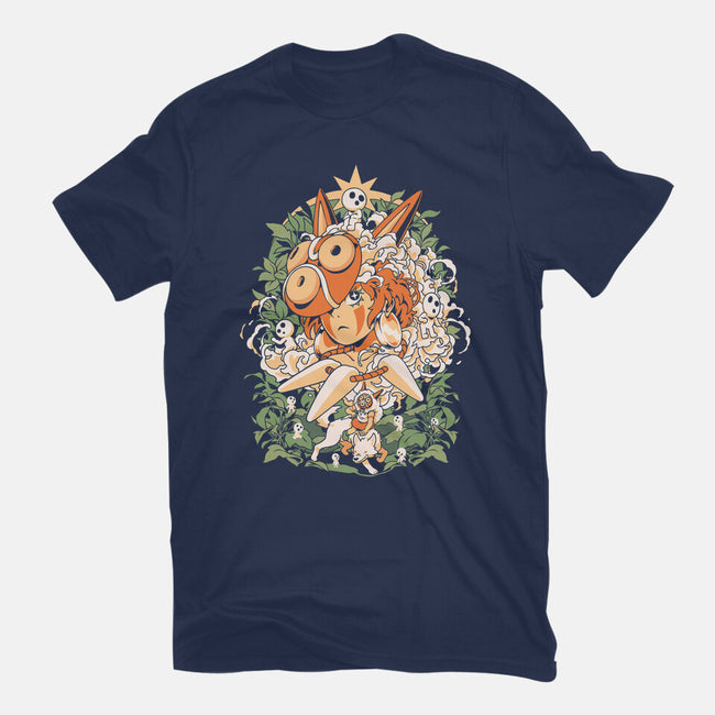 Forest Of The Gods-Womens-Fitted-Tee-ilustrata