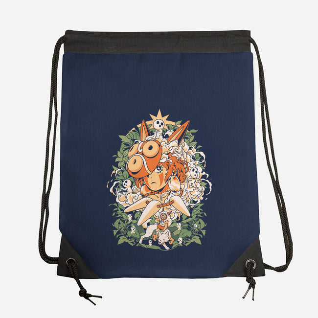 Forest Of The Gods-None-Drawstring-Bag-ilustrata