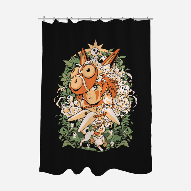 Forest Of The Gods-None-Polyester-Shower Curtain-ilustrata