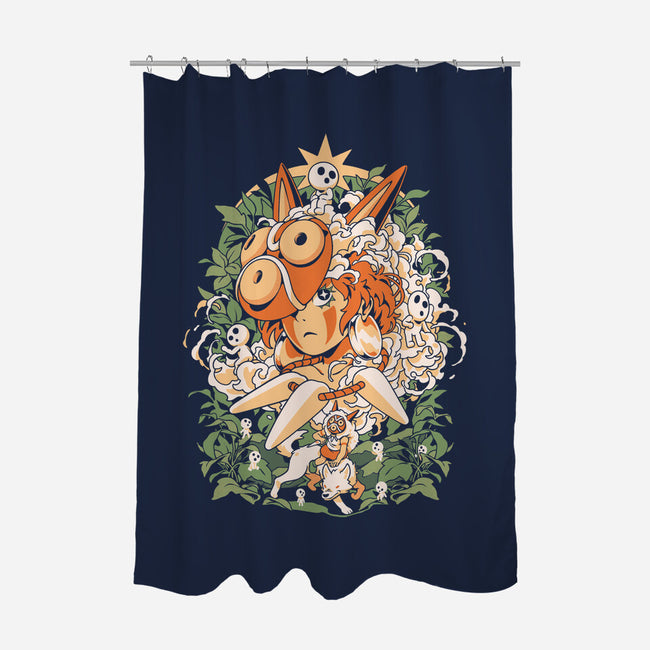Forest Of The Gods-None-Polyester-Shower Curtain-ilustrata