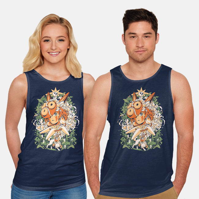 Forest Of The Gods-Unisex-Basic-Tank-ilustrata