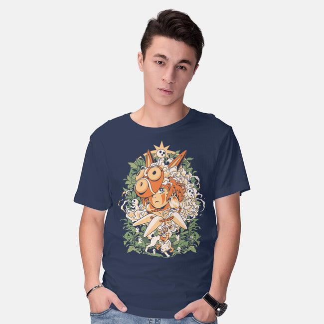 Forest Of The Gods-Mens-Basic-Tee-ilustrata