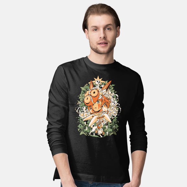 Forest Of The Gods-Mens-Long Sleeved-Tee-ilustrata
