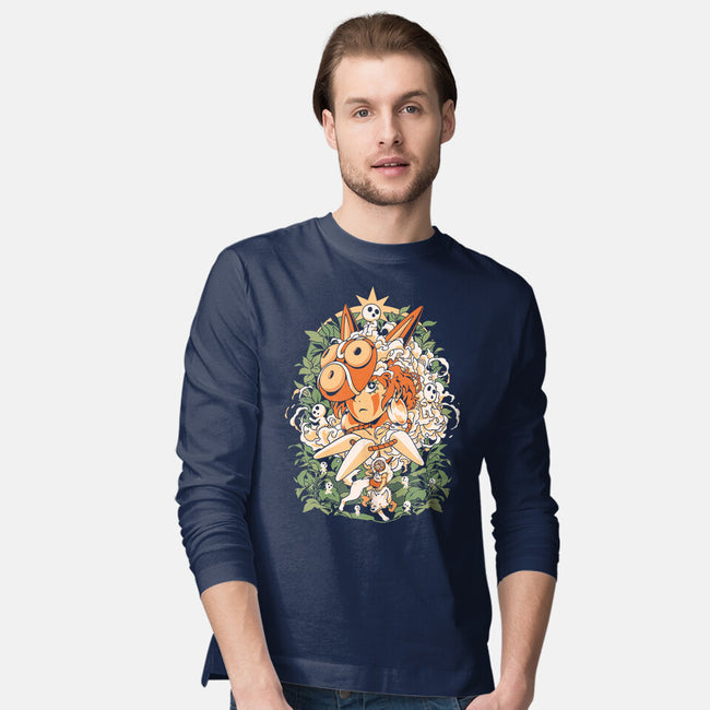 Forest Of The Gods-Mens-Long Sleeved-Tee-ilustrata