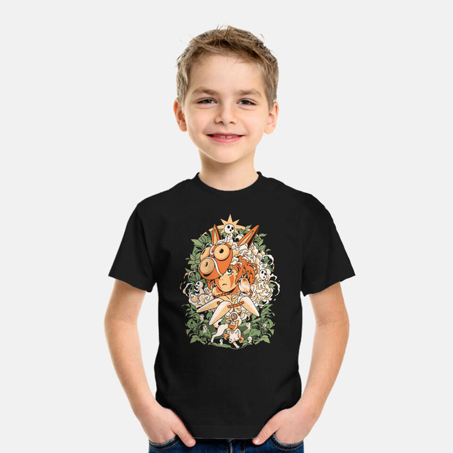 Forest Of The Gods-Youth-Basic-Tee-ilustrata