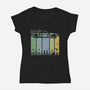 Vintage Delorean-Womens-V-Neck-Tee-kg07