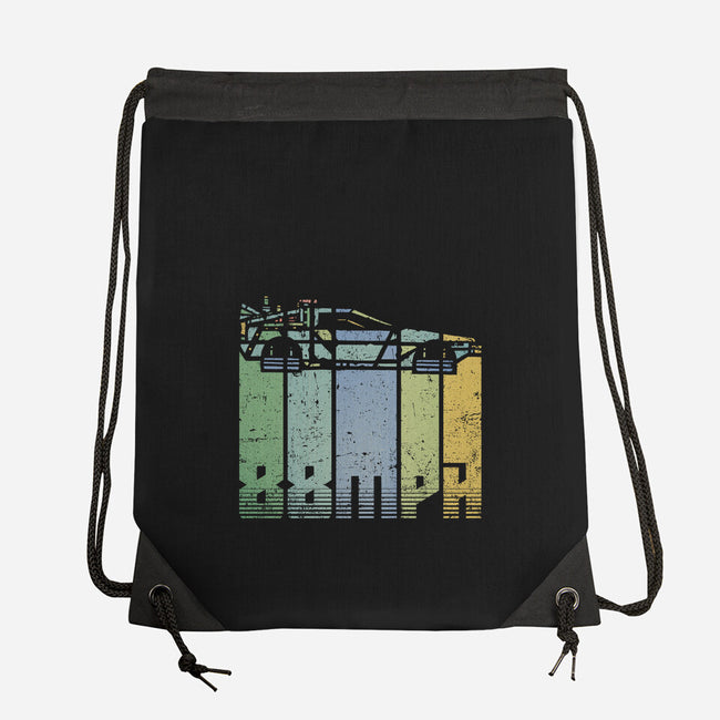 Vintage Delorean-None-Drawstring-Bag-kg07