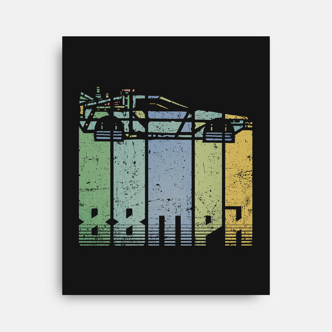Vintage Delorean-None-Stretched-Canvas-kg07