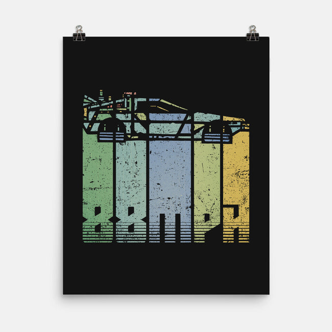 Vintage Delorean-None-Matte-Poster-kg07