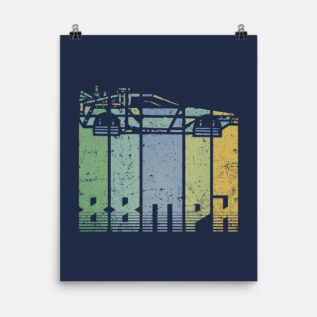 Vintage Delorean-None-Matte-Poster-kg07