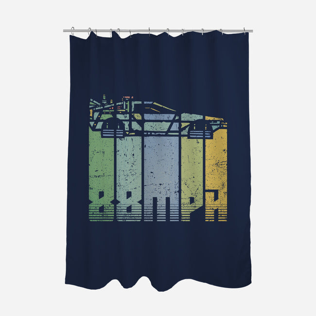 Vintage Delorean-None-Polyester-Shower Curtain-kg07