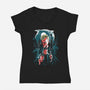 Tannhauser Gate-Womens-V-Neck-Tee-zascanauta