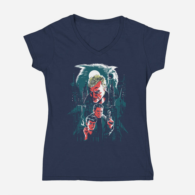 Tannhauser Gate-Womens-V-Neck-Tee-zascanauta