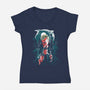 Tannhauser Gate-Womens-V-Neck-Tee-zascanauta
