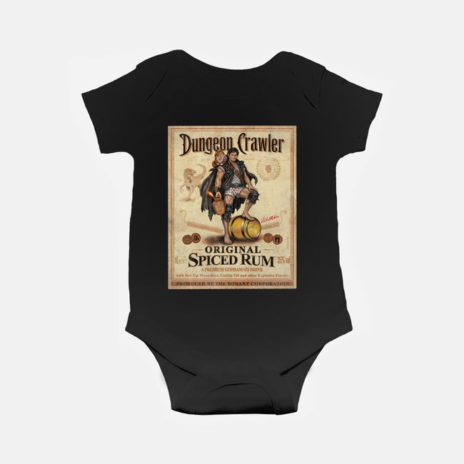 Crawler Spiced Rum-Baby-Basic-Onesie-NMdesign