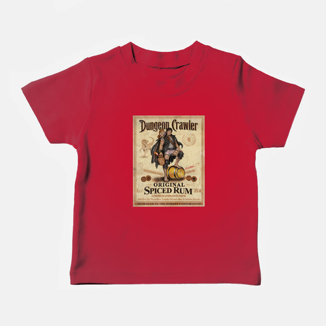 Crawler Spiced Rum-Baby-Basic-Tee-NMdesign