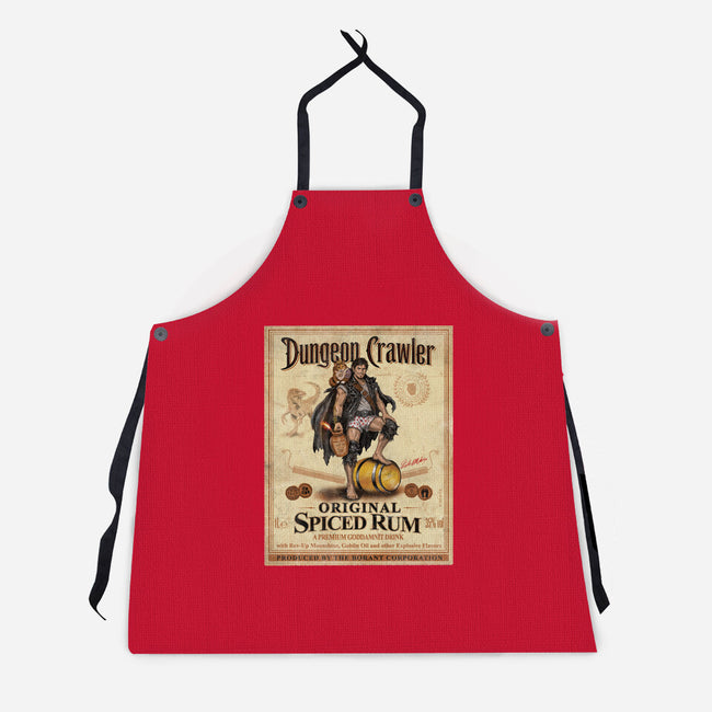 Crawler Spiced Rum-Unisex-Kitchen-Apron-NMdesign