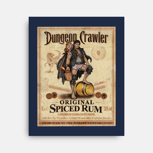 Crawler Spiced Rum-None-Stretched-Canvas-NMdesign