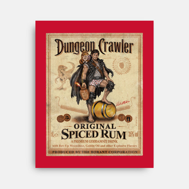 Crawler Spiced Rum-None-Stretched-Canvas-NMdesign