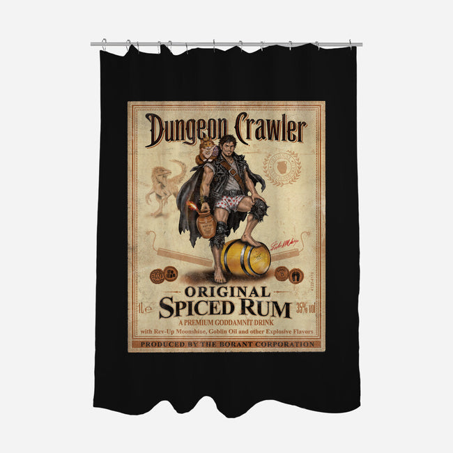 Crawler Spiced Rum-None-Polyester-Shower Curtain-NMdesign