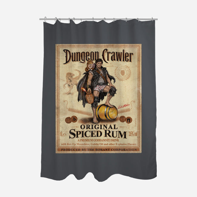 Crawler Spiced Rum-None-Polyester-Shower Curtain-NMdesign